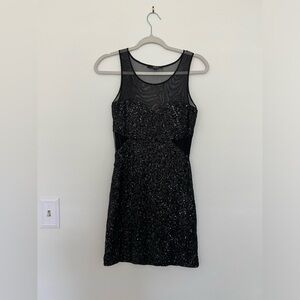 Sequence little black dress size s